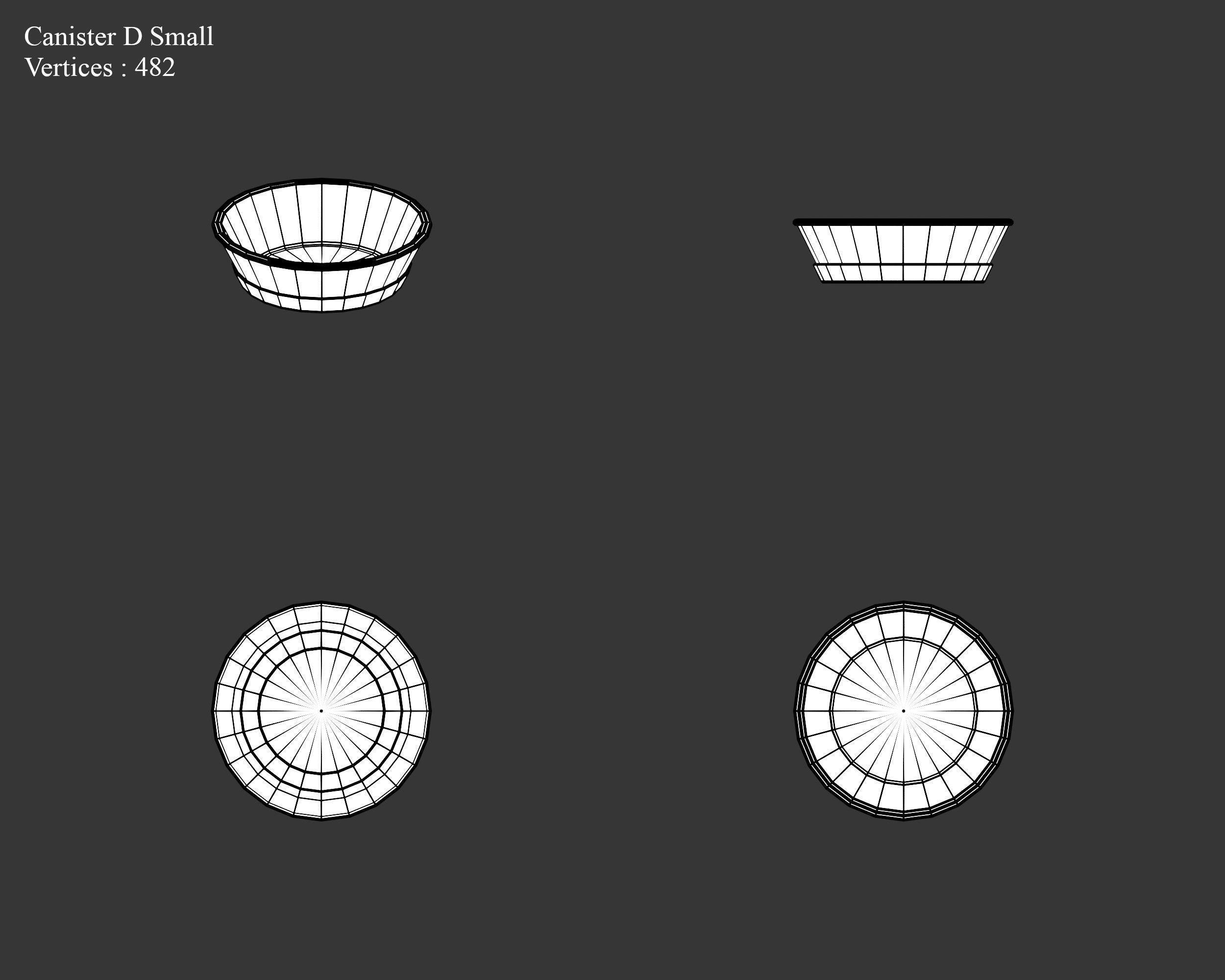 Medieval Collection Containers Metal Crates and Cans _23