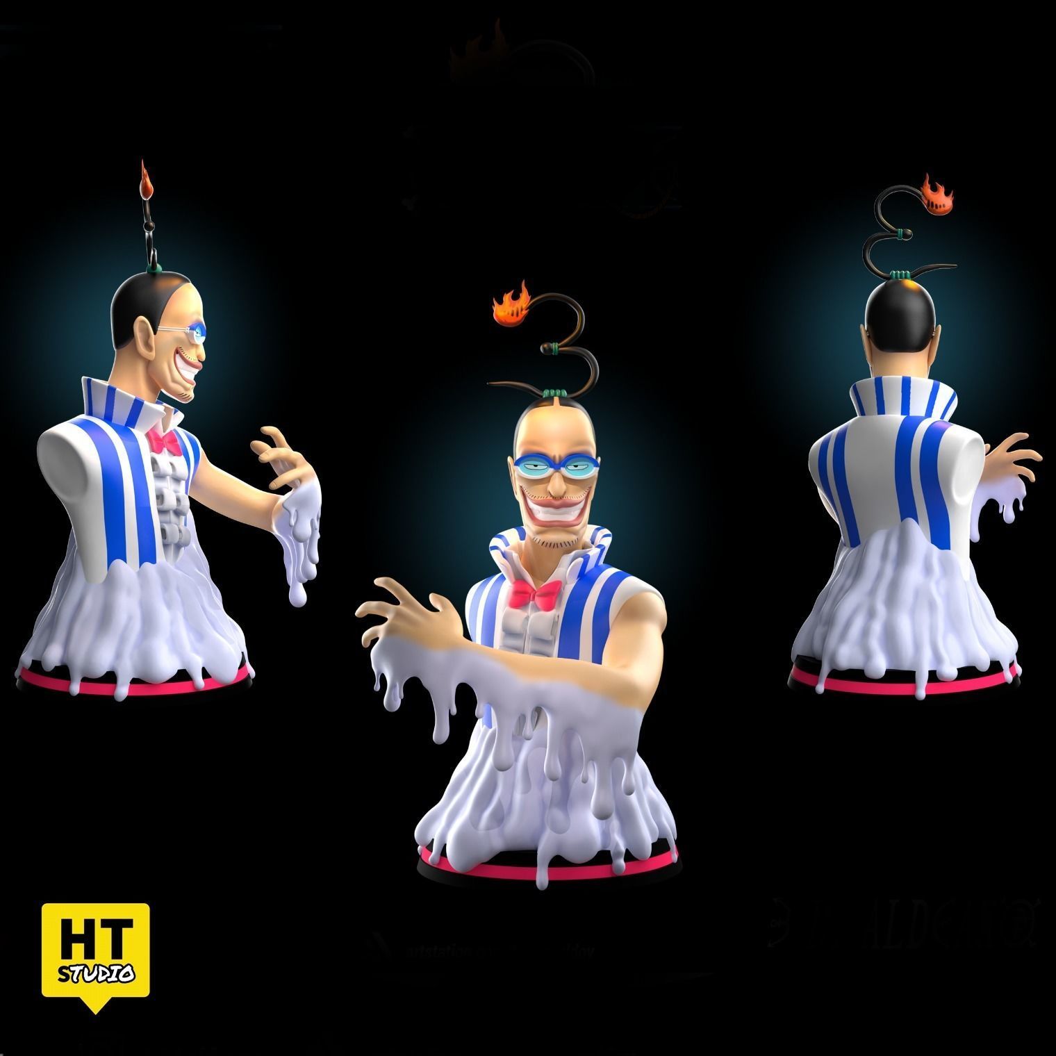 Galdino Mr 3 One Piece 3D print model_1