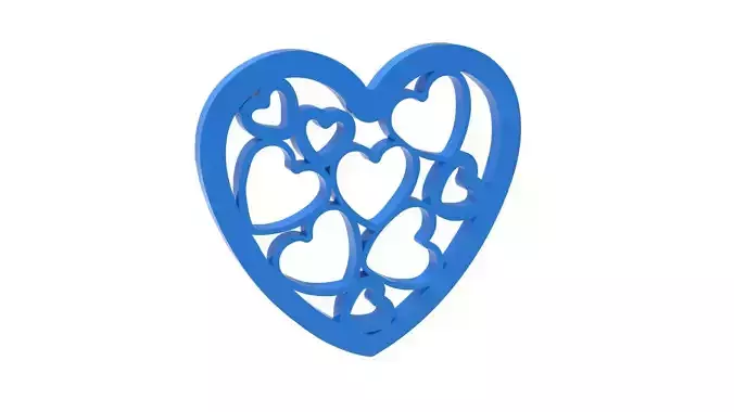 Valentine gift - Heart badge