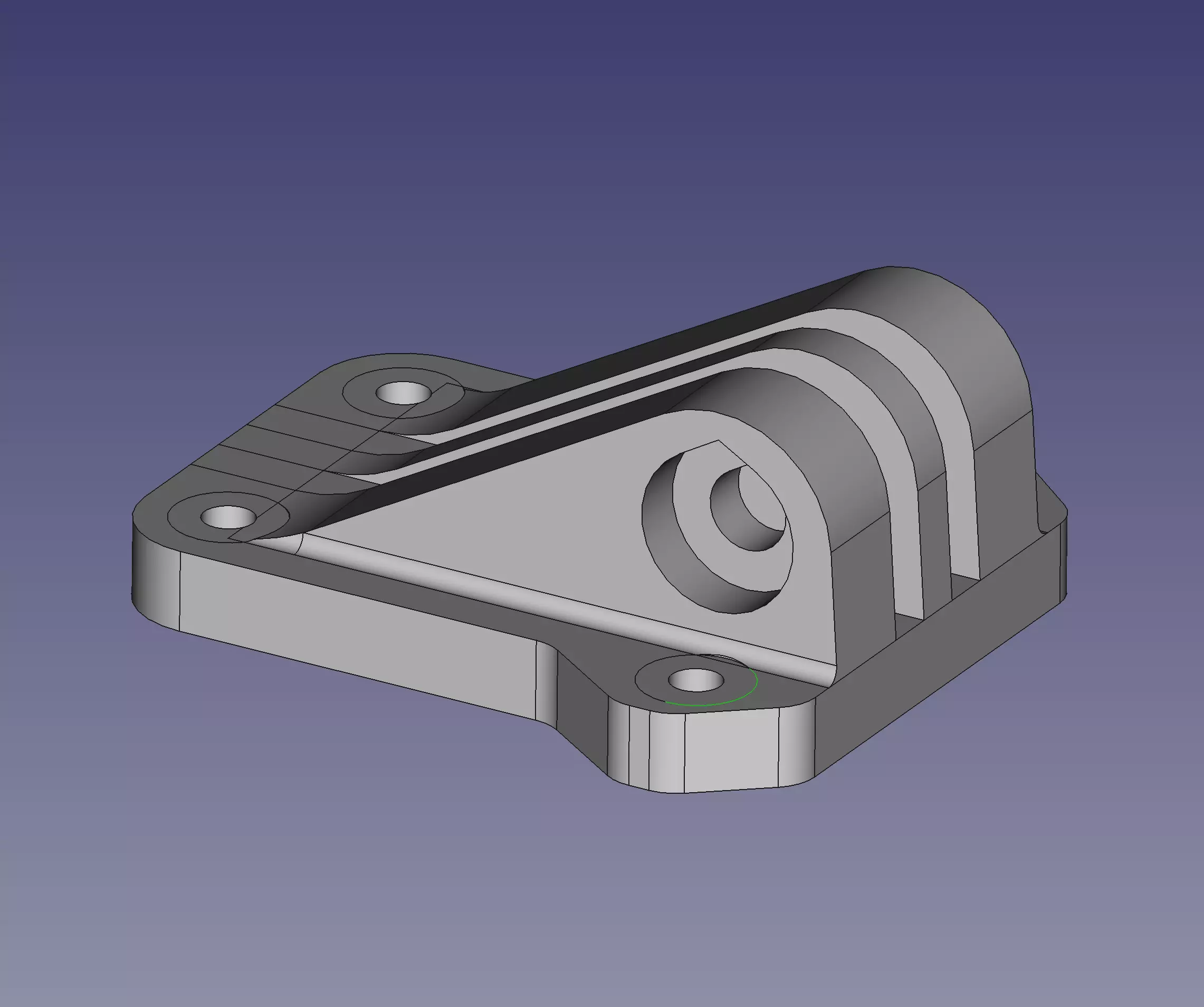 GoPro Mount for GEPRC Readytoski Mark 4 3D print model_0