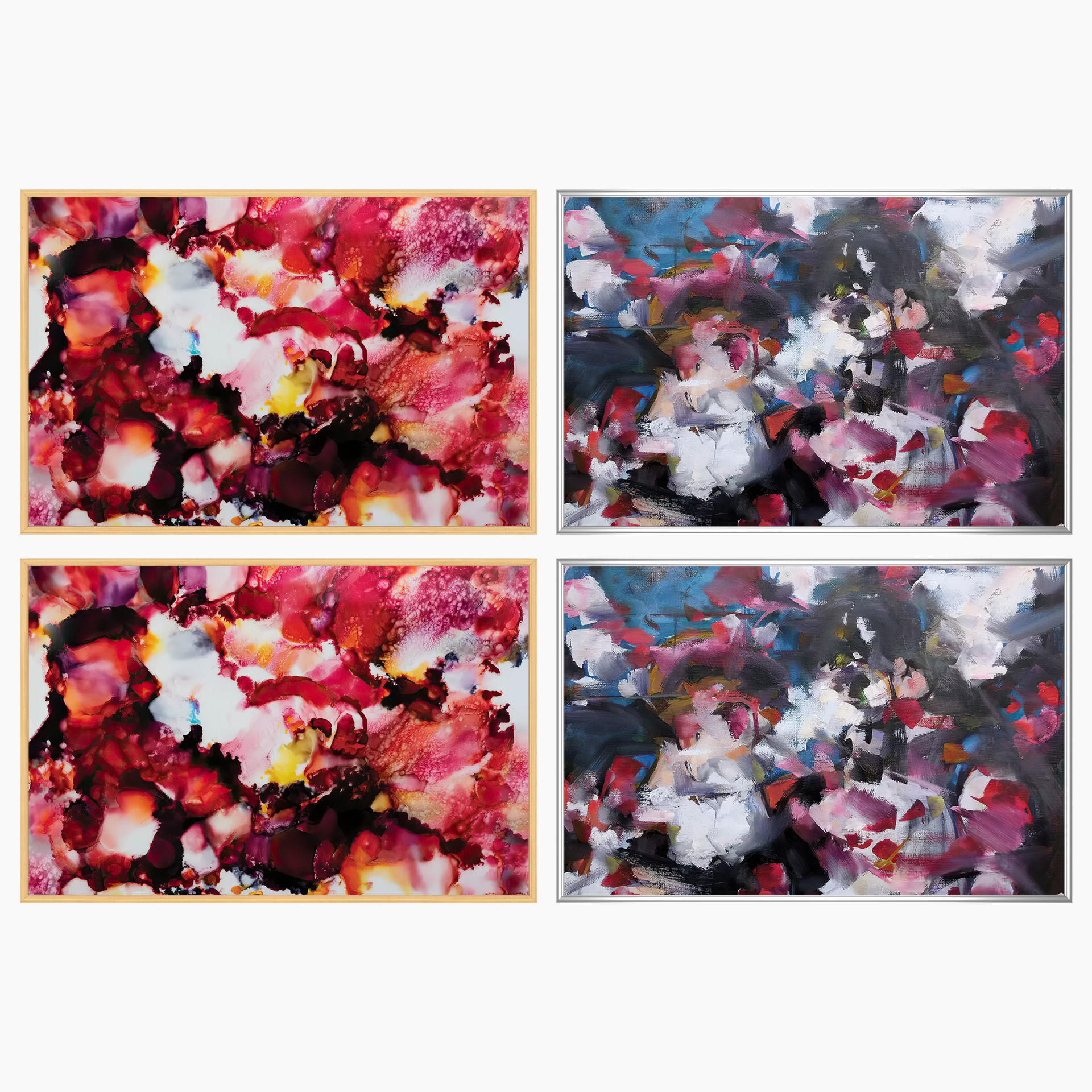 Wall Art Set 3955 3D model_2