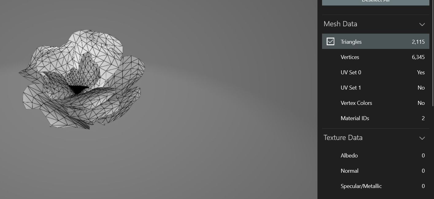 Romantic cute table 3D model_12