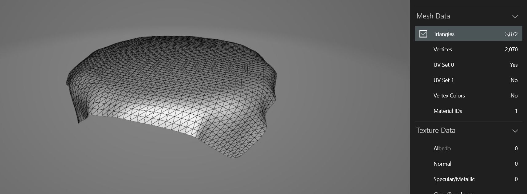 Romantic cute table 3D model_13