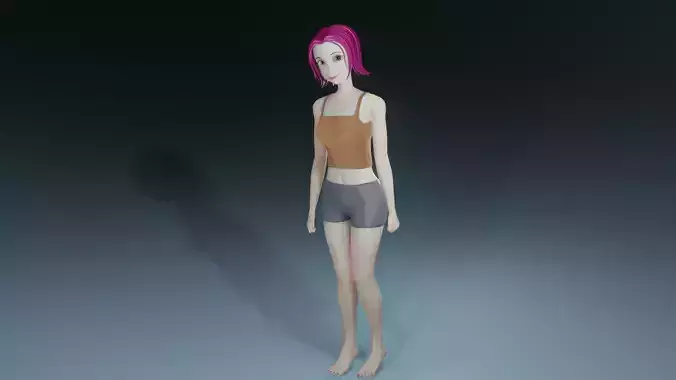 Miyu - Cartoon Cute Girl 