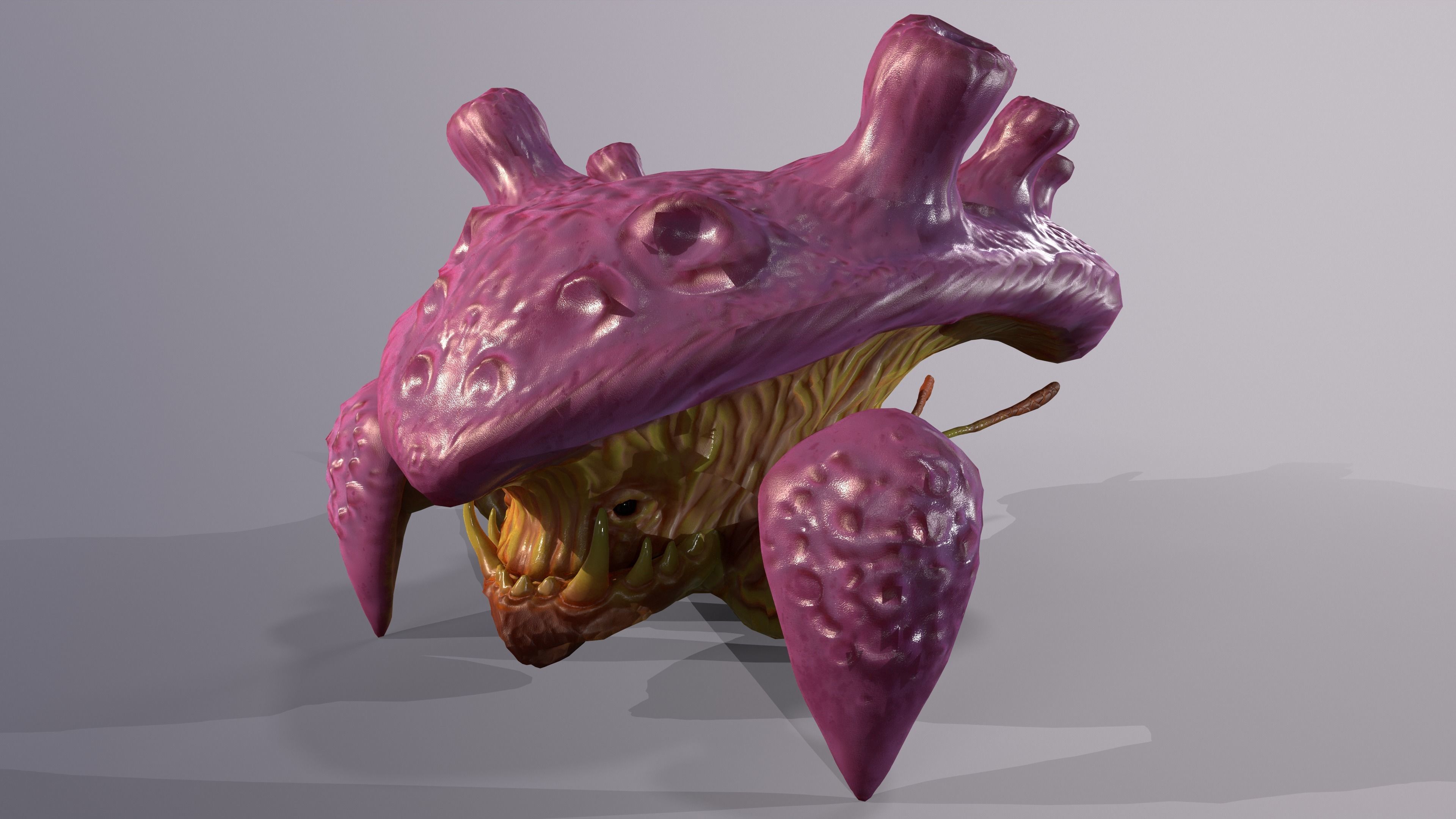 Crab the ewal Low-poly 3D model_11