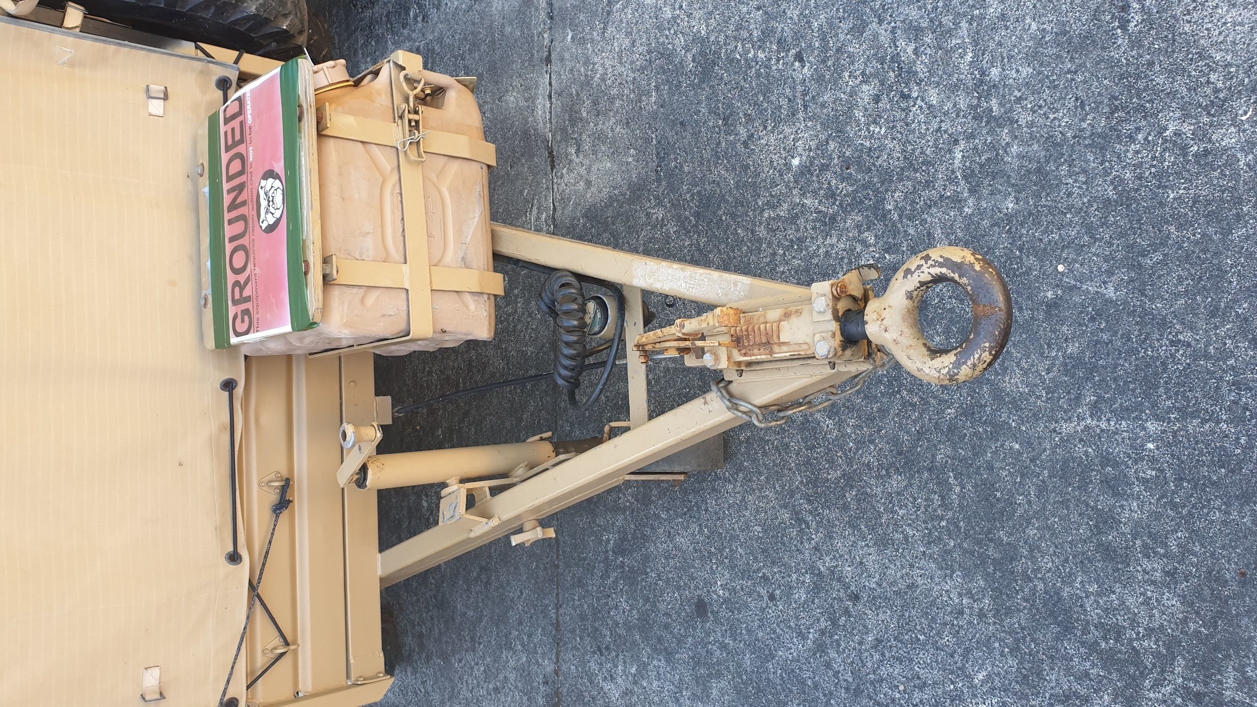 Military trailer with open bed and canopy - New Zealand Military 3D print model_15