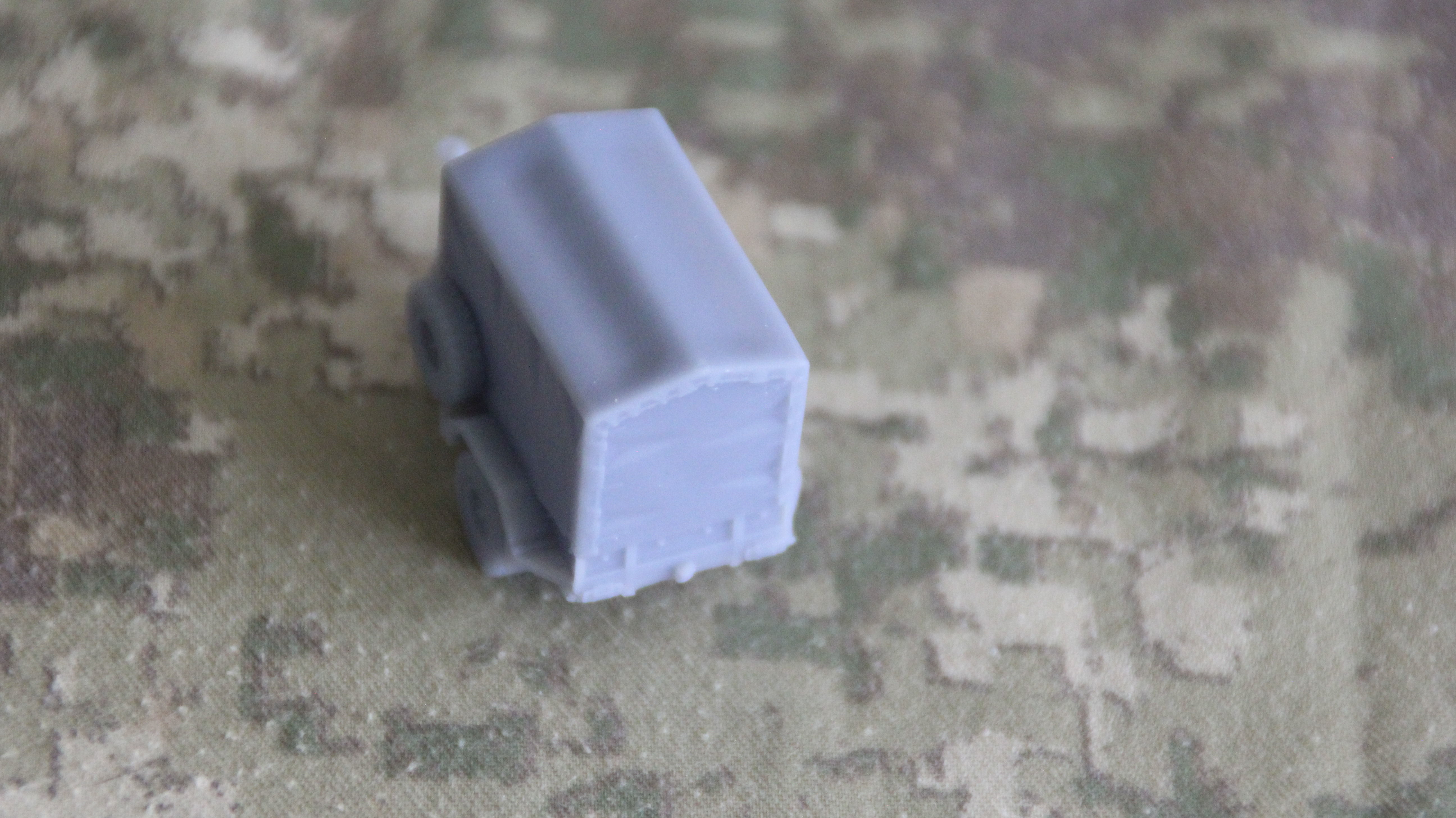 Military trailer with open bed and canopy - New Zealand Military 3D print model_5