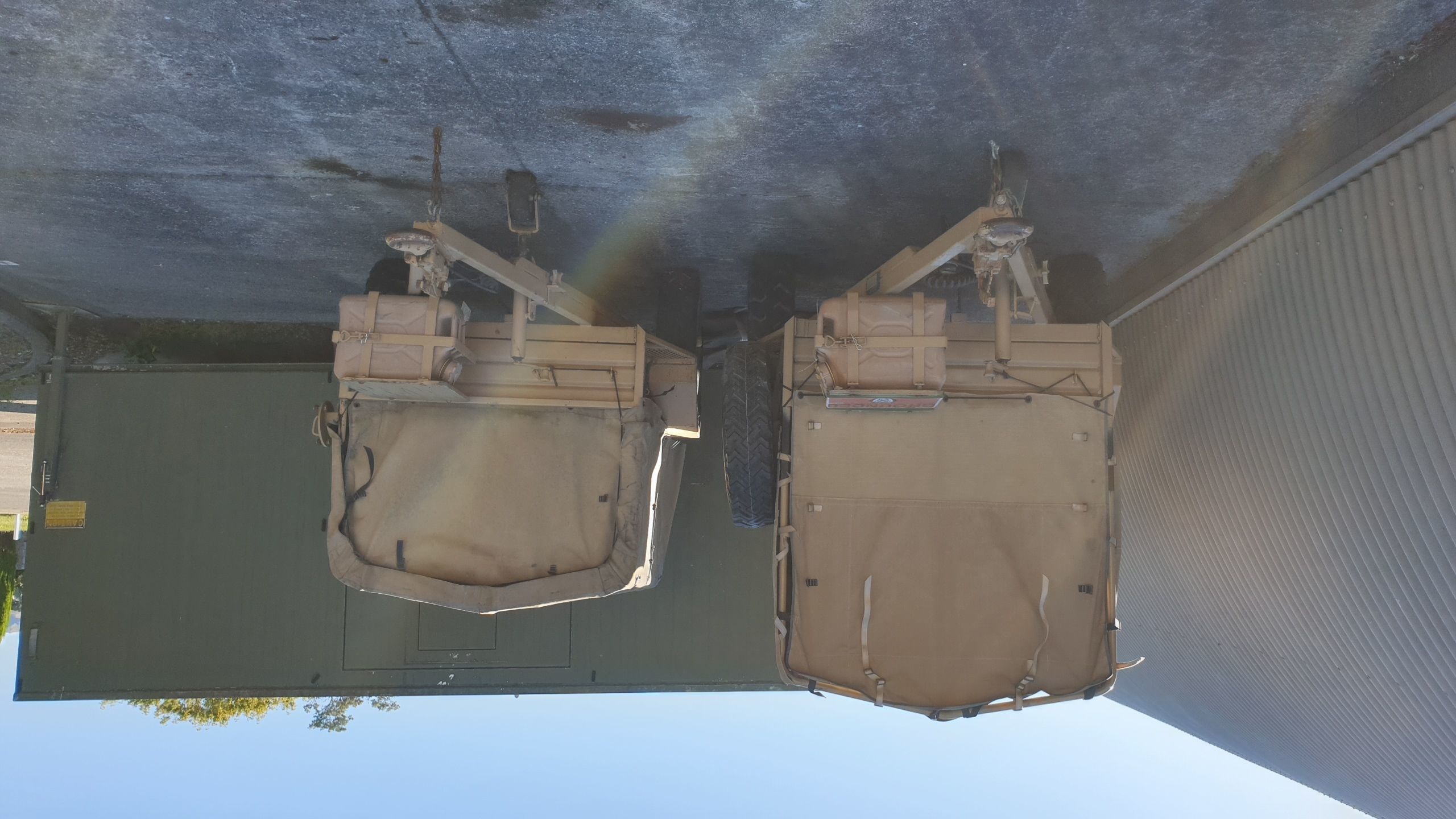 Military trailer with open bed and canopy - New Zealand Military 3D print model_10