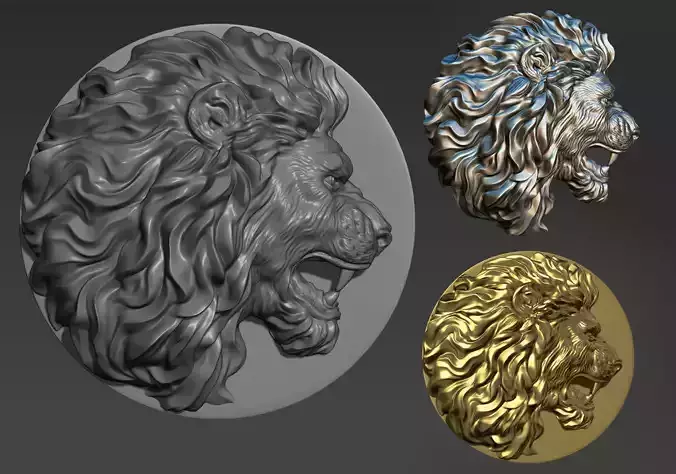 Lion pendant
