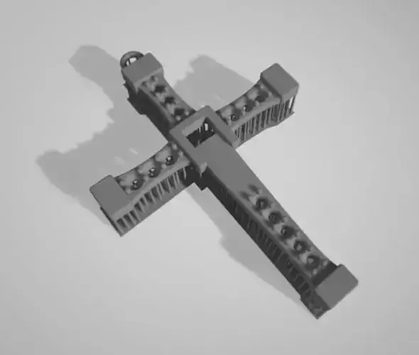 salib lego cross Free 3D model