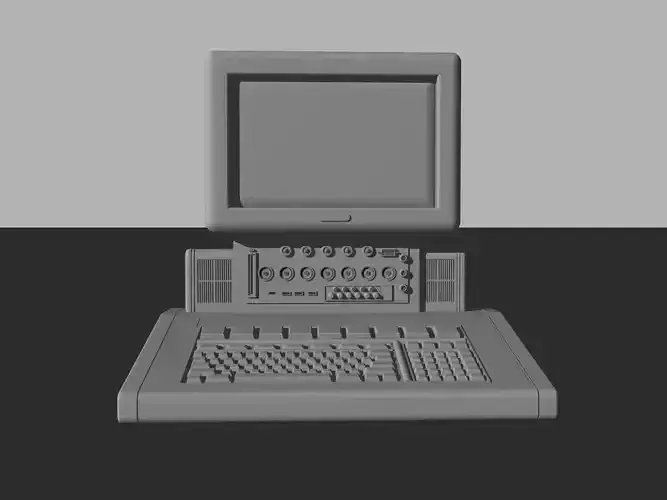 Retro Pc Free 3D model