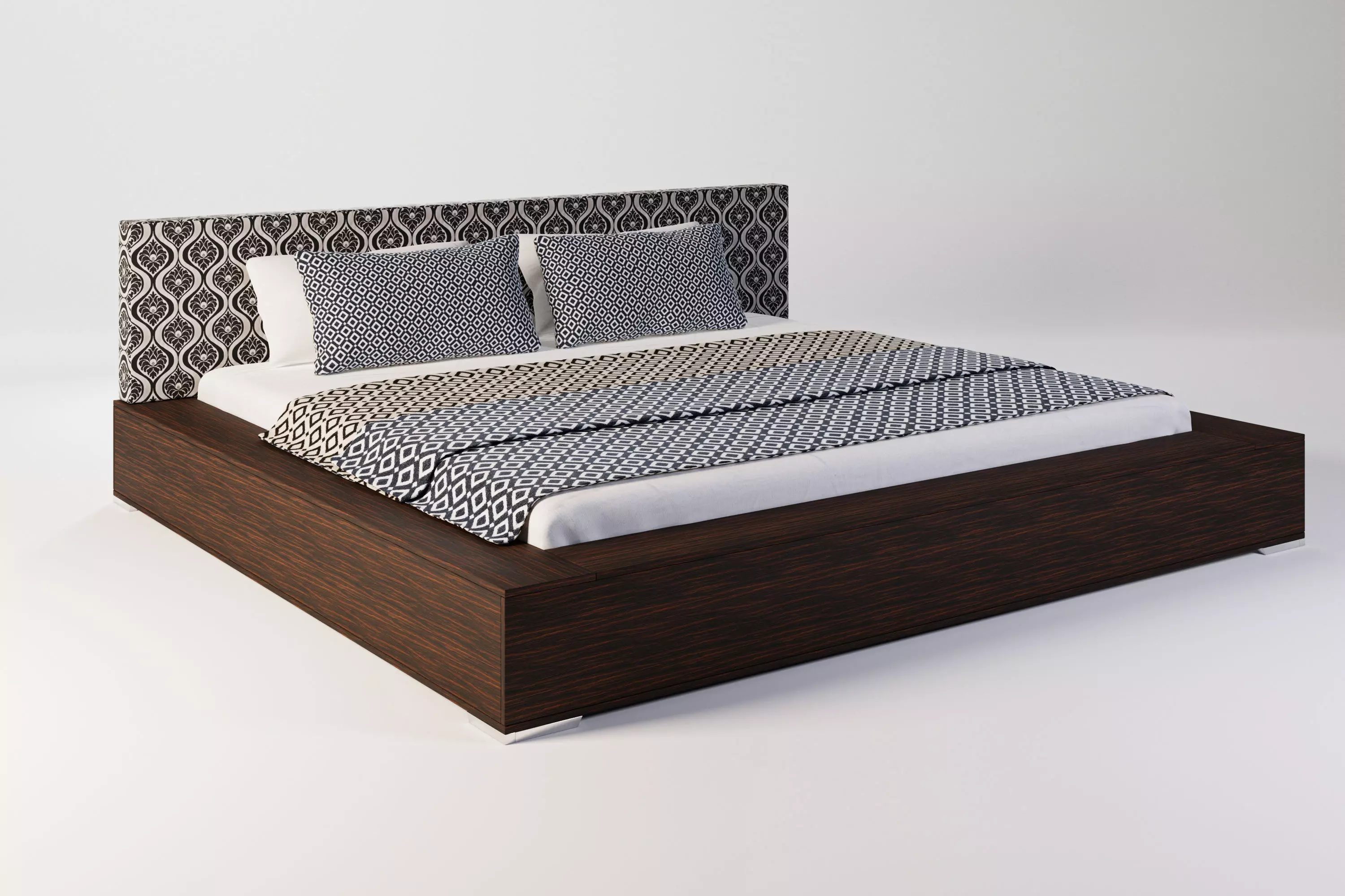 Modern Bed 3D model_0