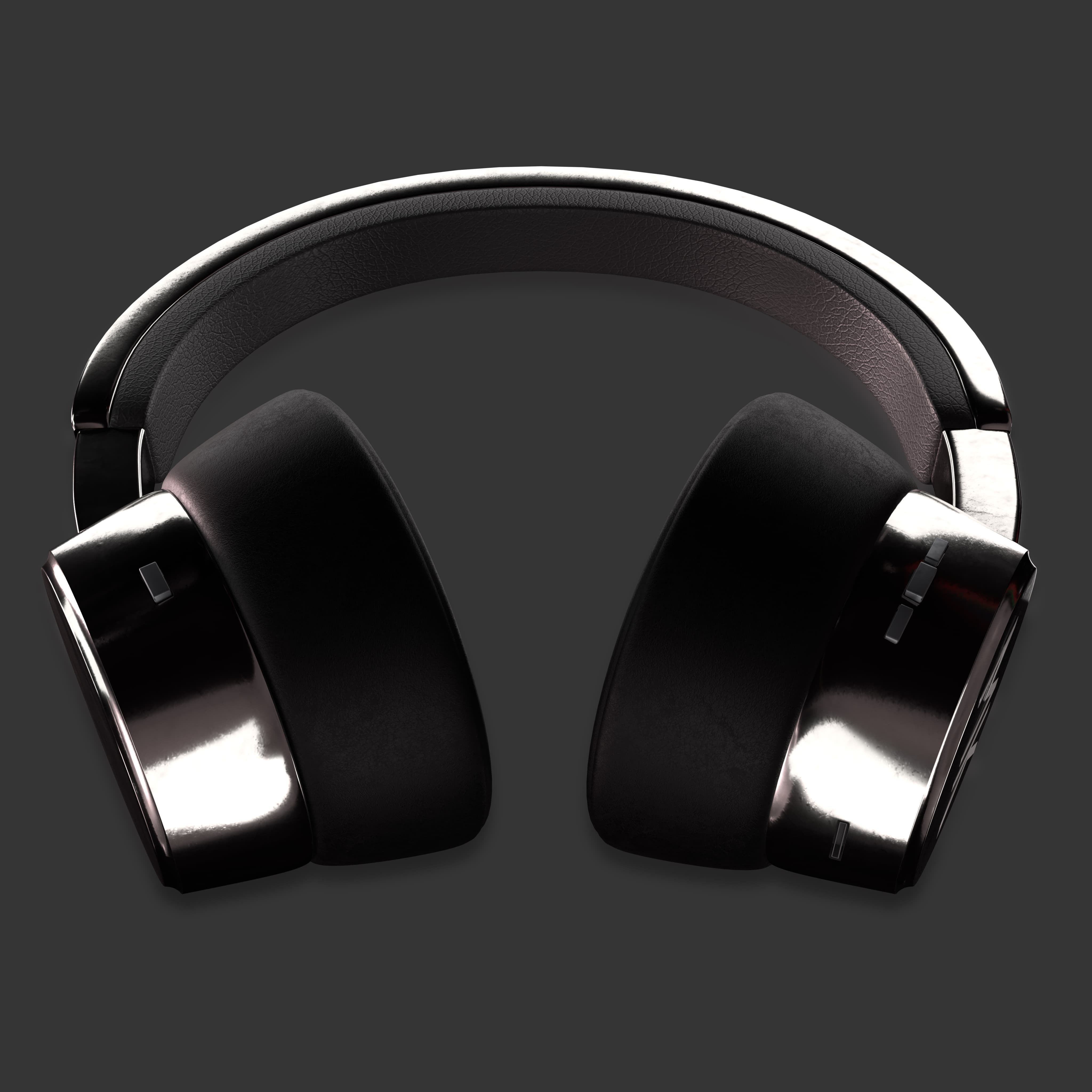 Head phone 3D model_3