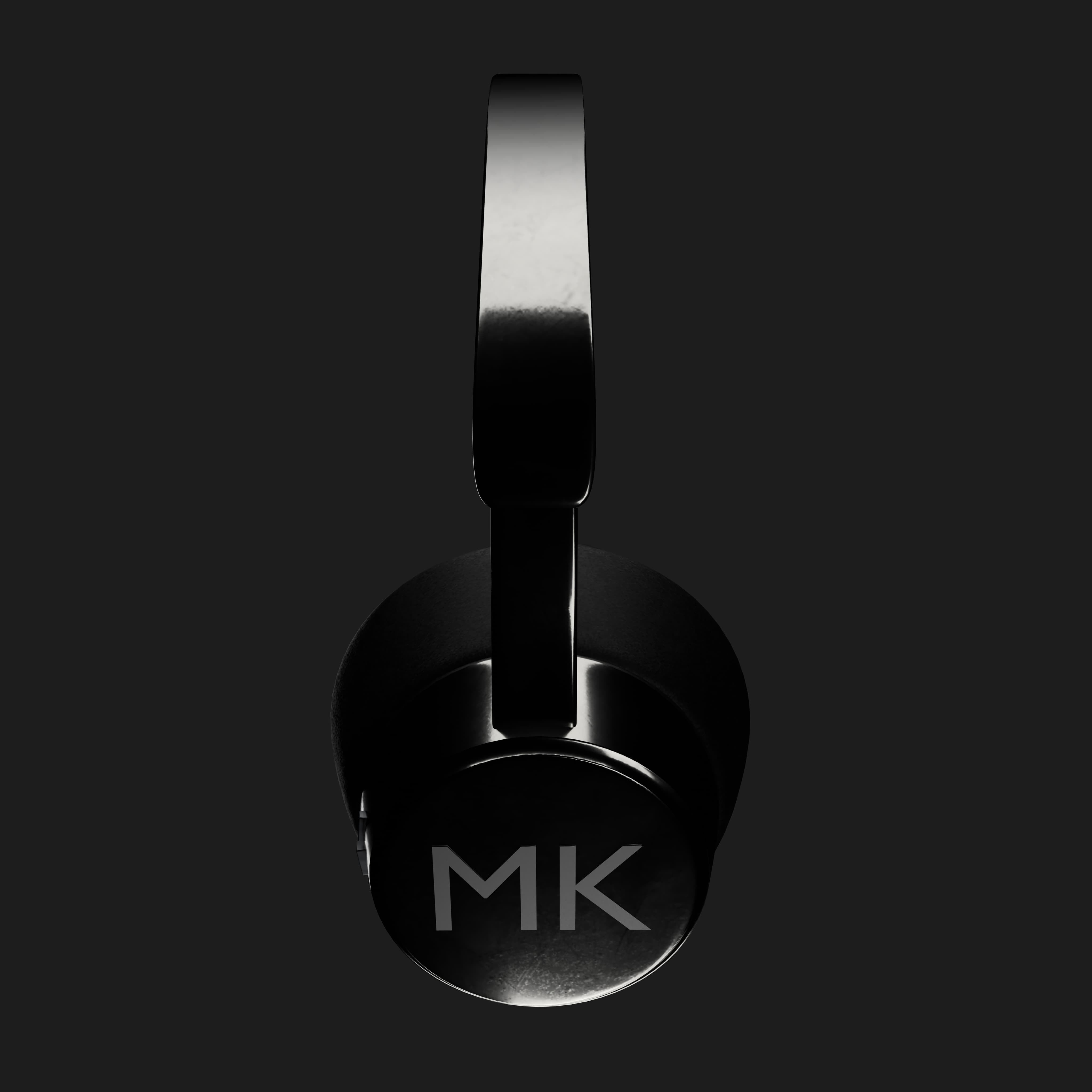 Head phone 3D model_4