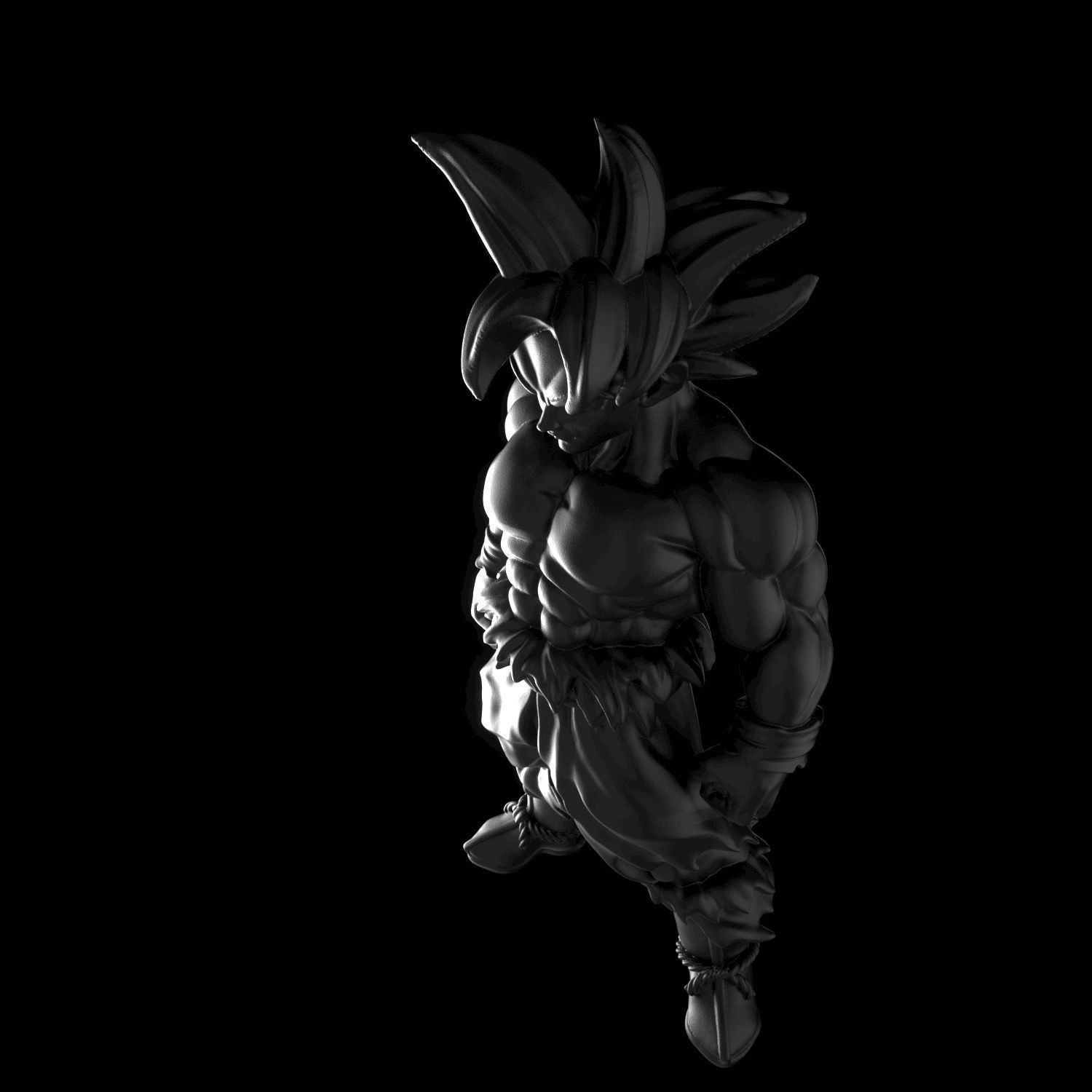 Goku Ultra Instinct Dragon Ball 3D print model_5