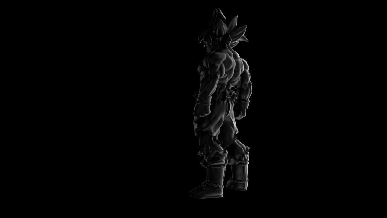 Goku Ultra Instinct Dragon Ball 3D print model_6