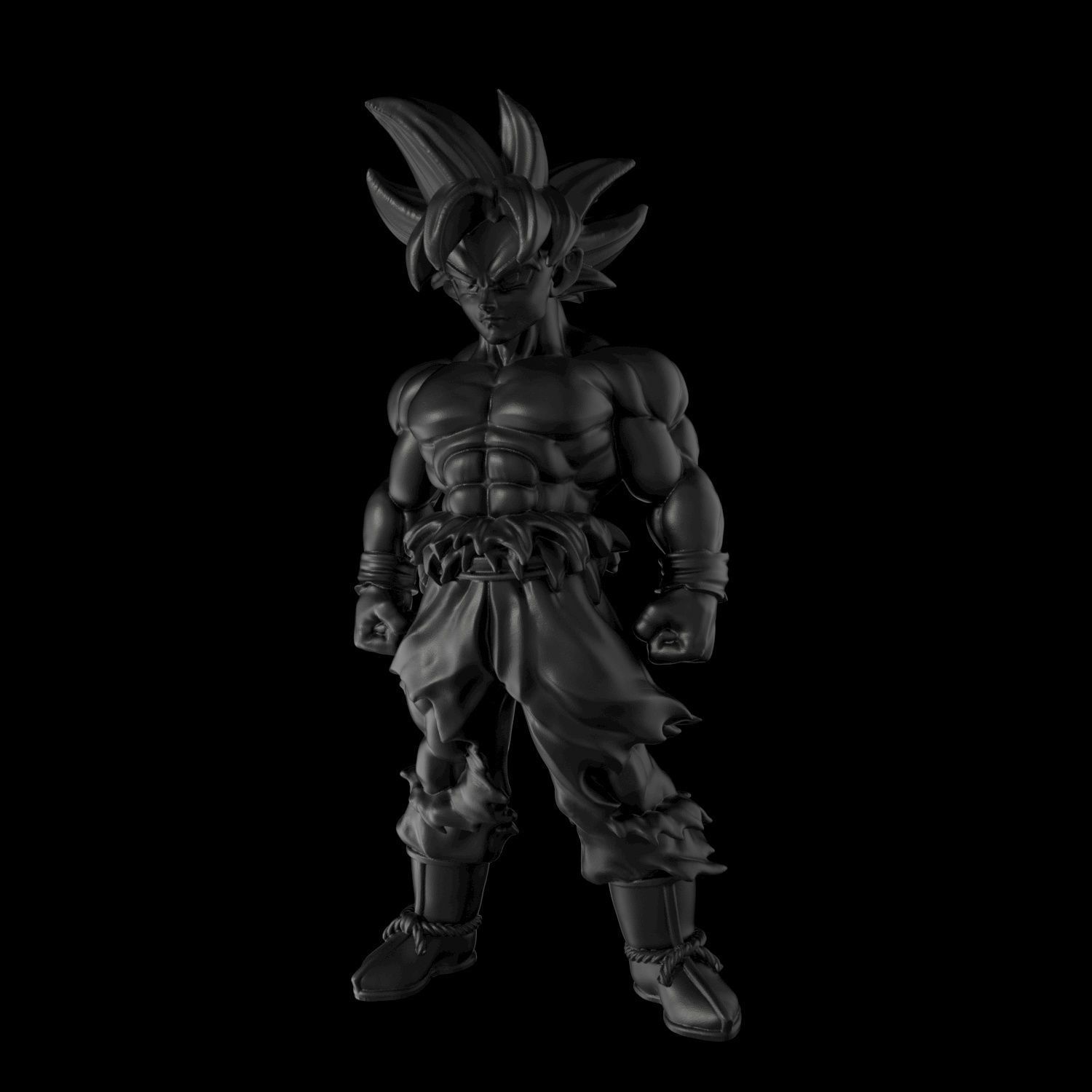 Goku Ultra Instinct Dragon Ball 3D print model_3