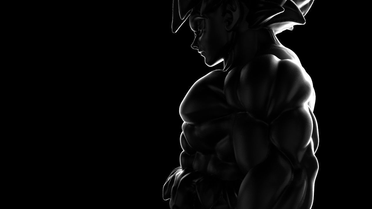 Goku Ultra Instinct Dragon Ball 3D print model_1