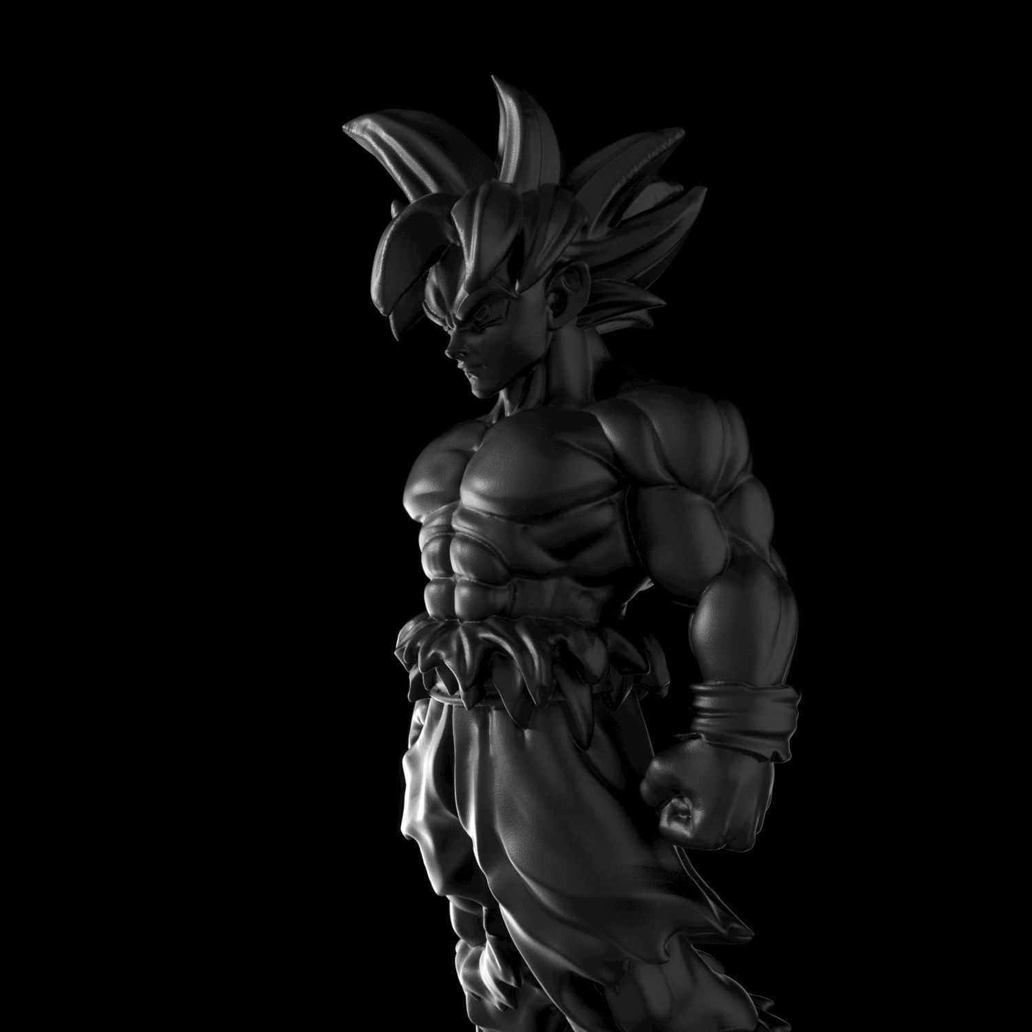 Goku Ultra Instinct Dragon Ball 3D print model_2