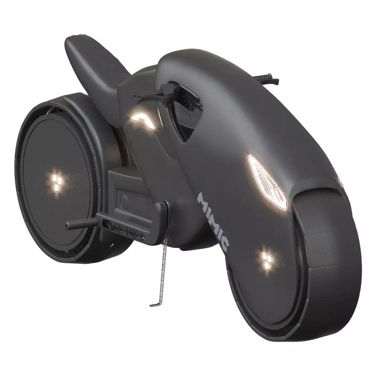 Mimic futuristic electric motorcycle 3D model