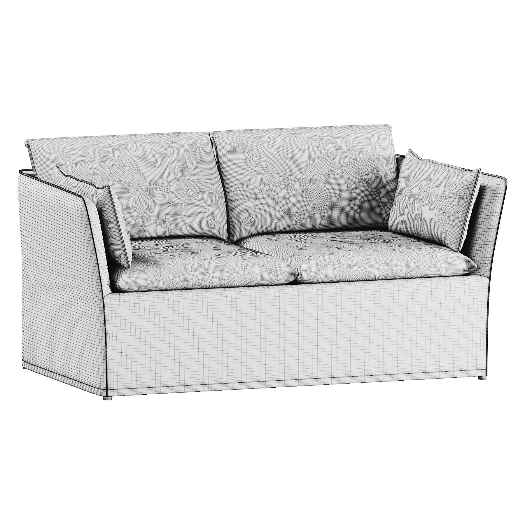 BACKSALEN Sofa IKEA 3D model_6
