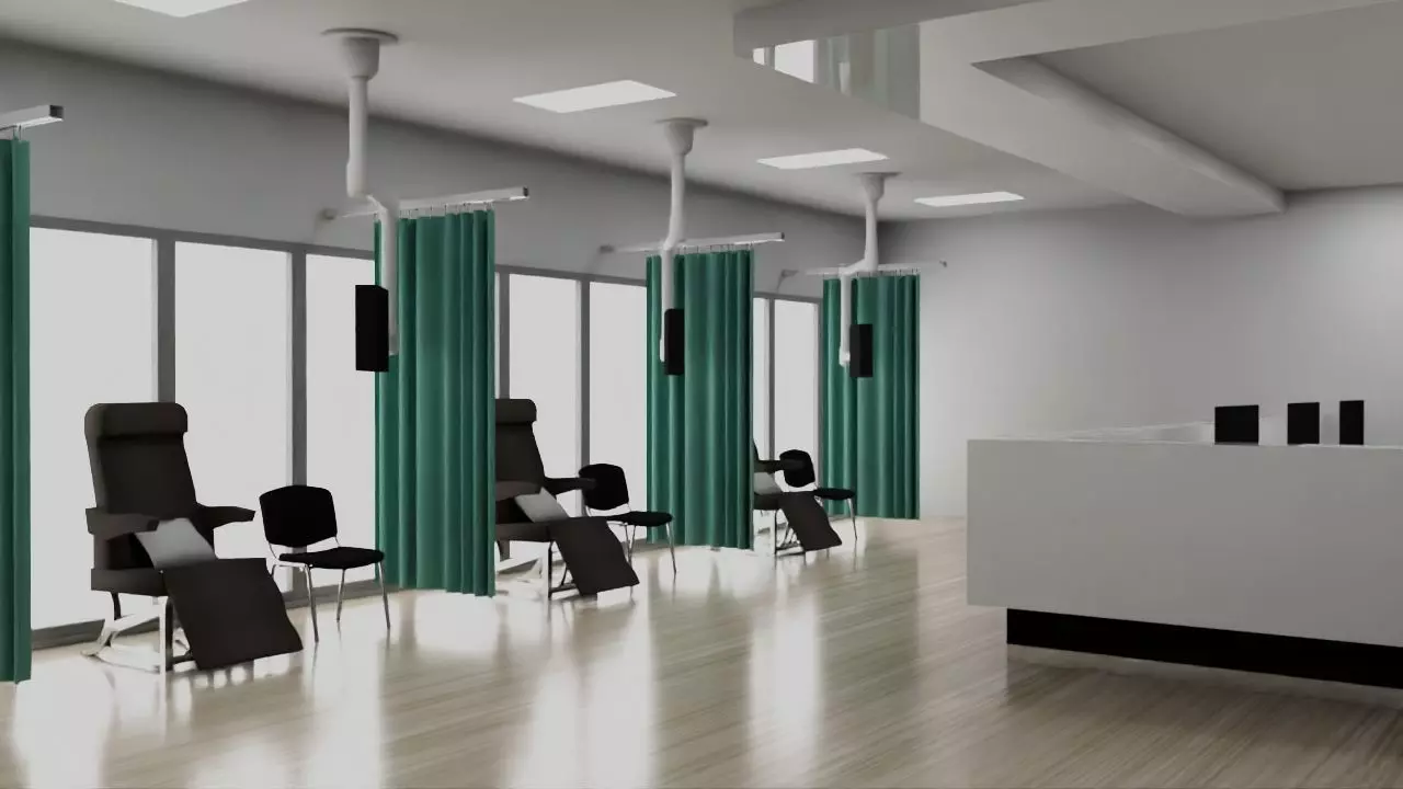Dialysis Room 3D model_0
