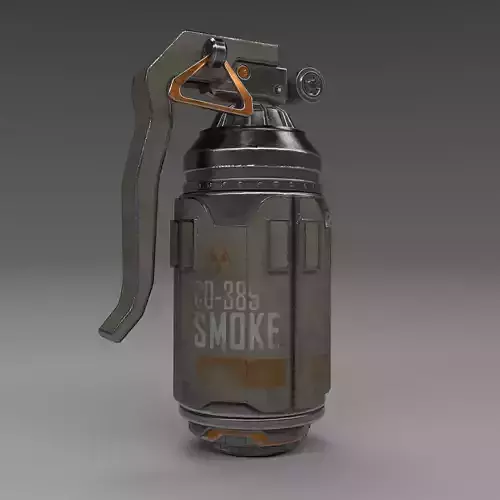 Detailed Stun Grenade - Low poly with 4K textures