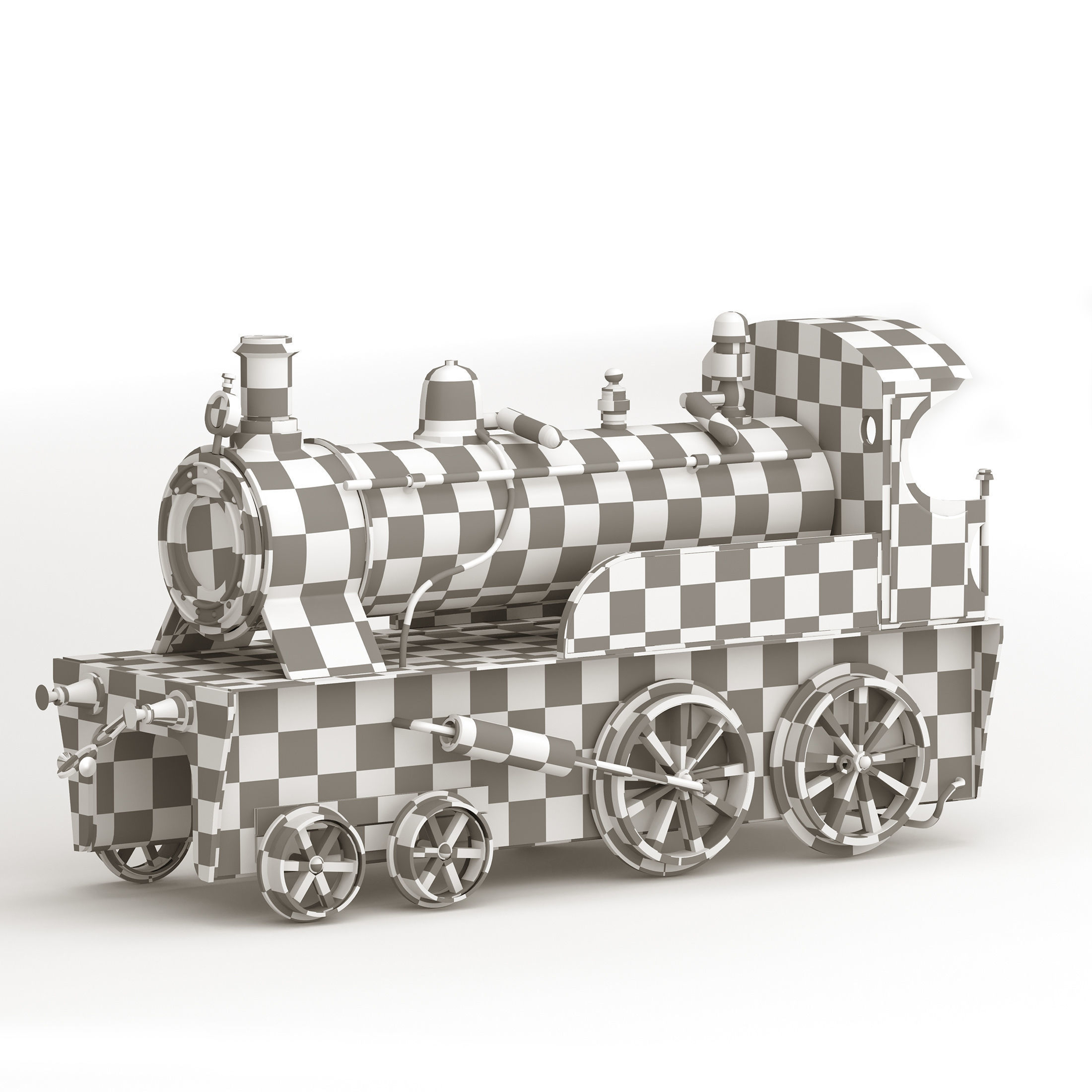 old trian toy 3D model | CGTrader