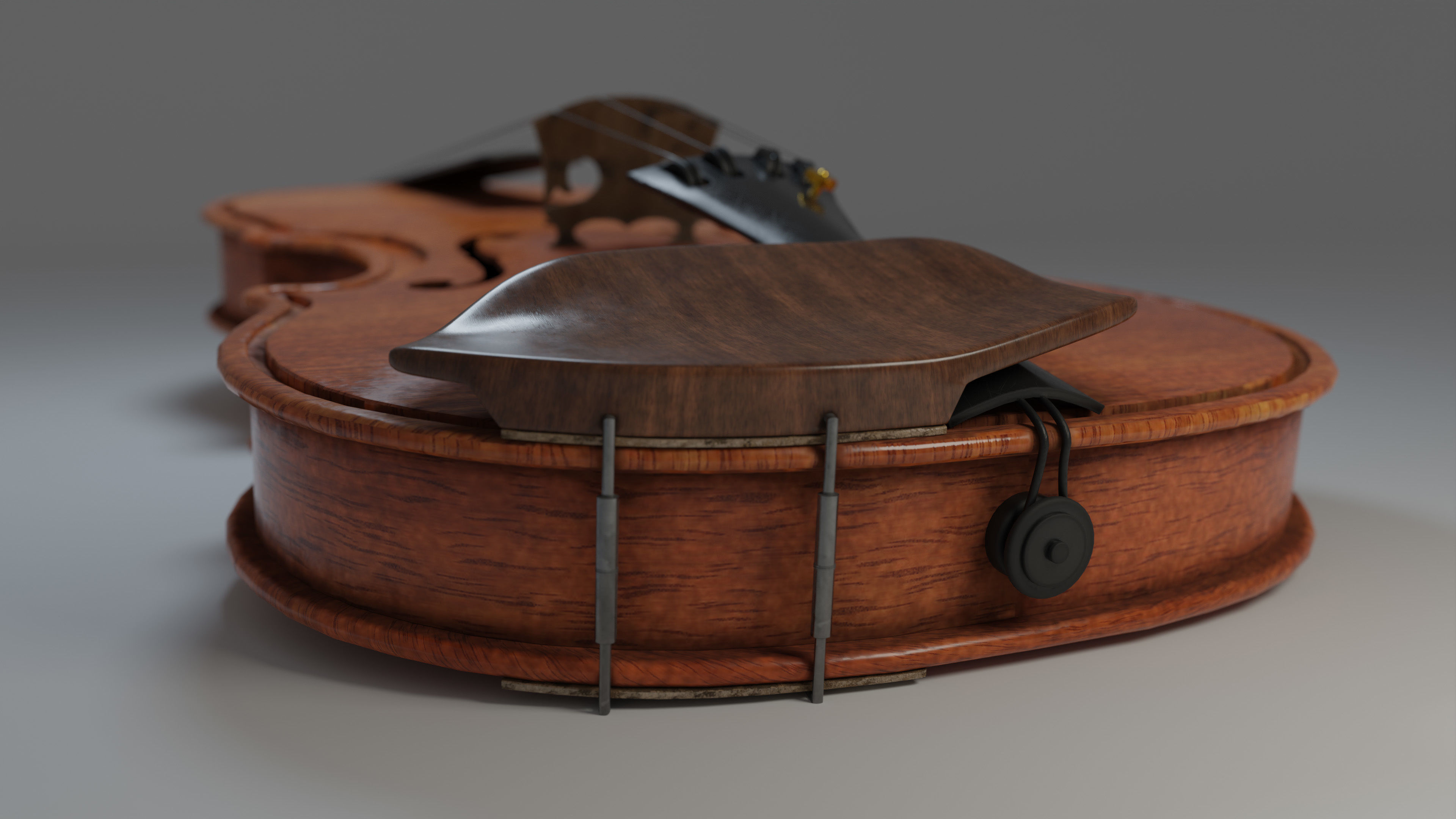 Violin music instrument Hi-poly 3D model 3D model | CGTrader