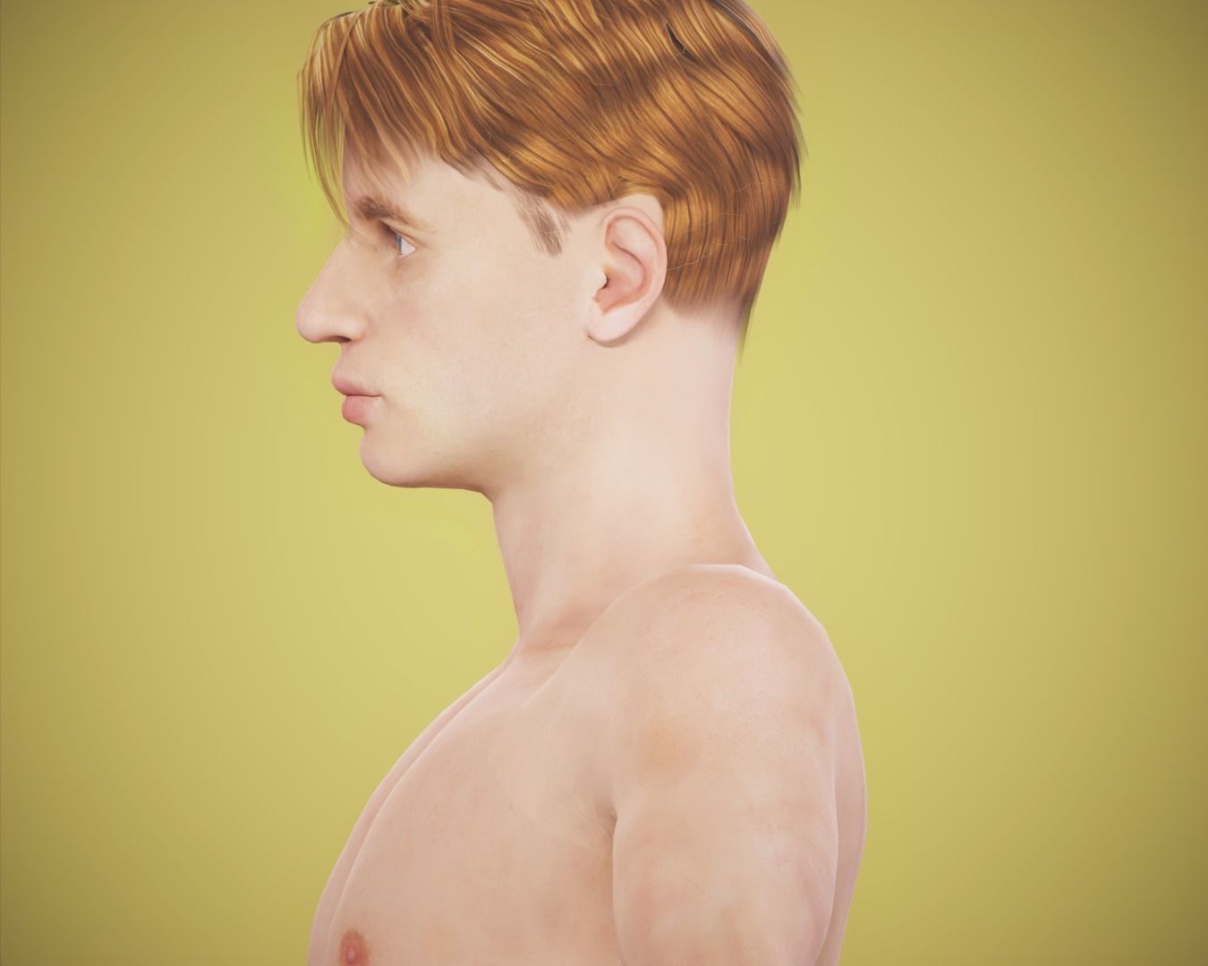 game rigged  boy  sidarat malhotra Low-poly 3D model_7