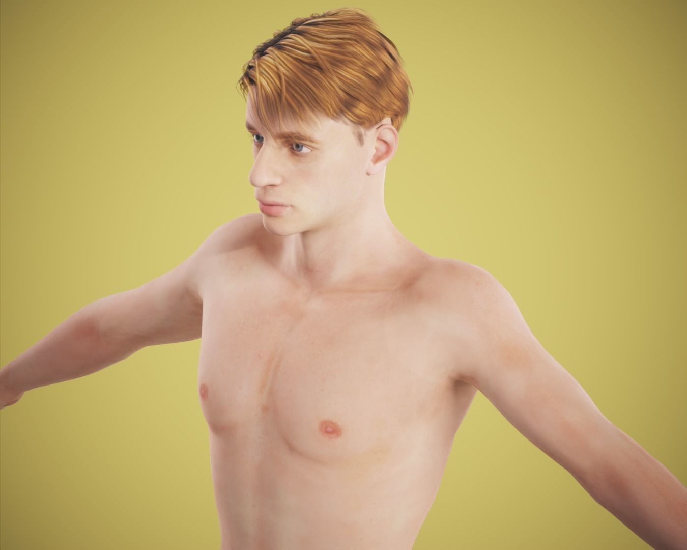 game rigged  boy  sidarat malhotra Low-poly 3D model_12