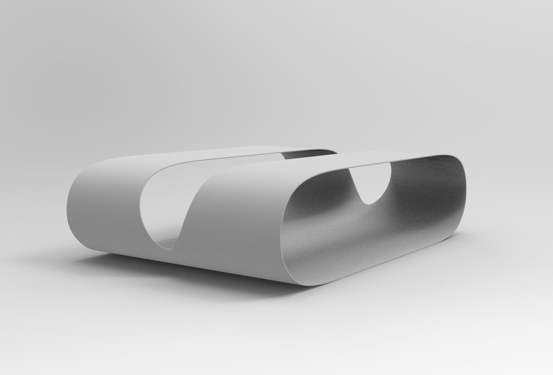 Fork Coffee Table 3D model_8