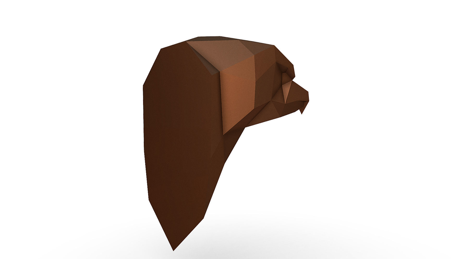 Eagle head 3D print model_6