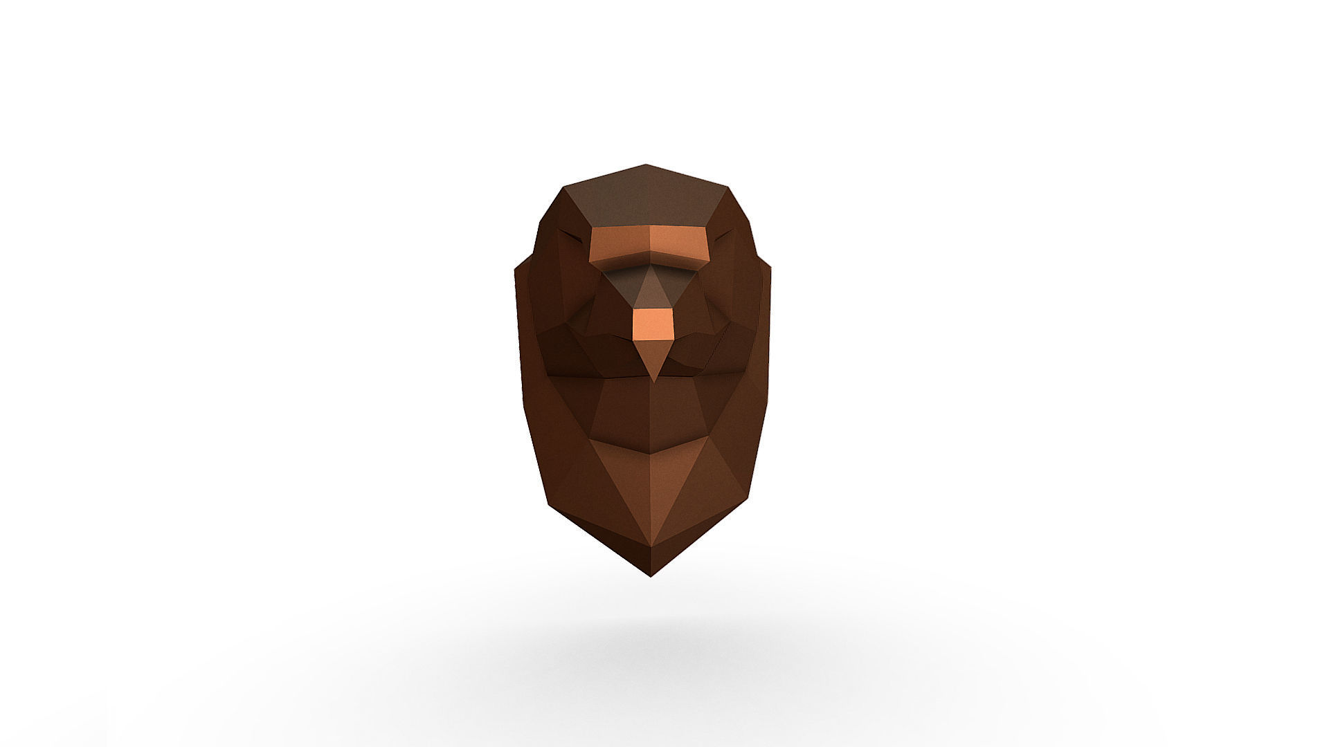 Eagle head 3D print model_10