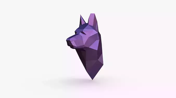 German shepherd head