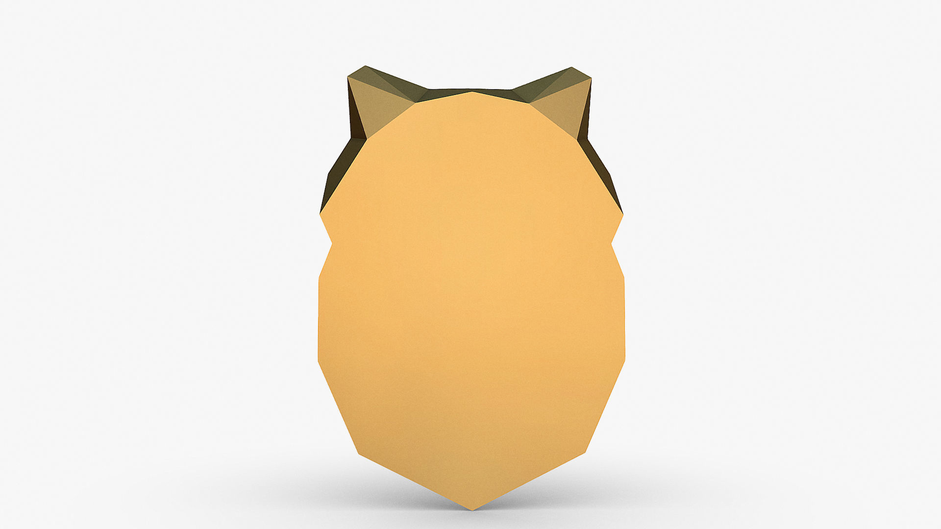 persian cat head 3D print model_7