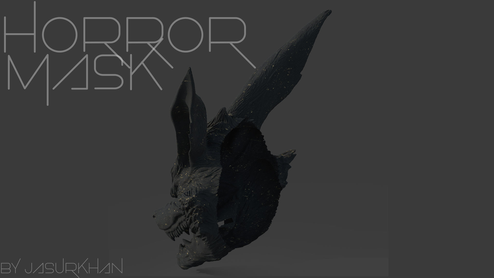 horror mask 3D model_3