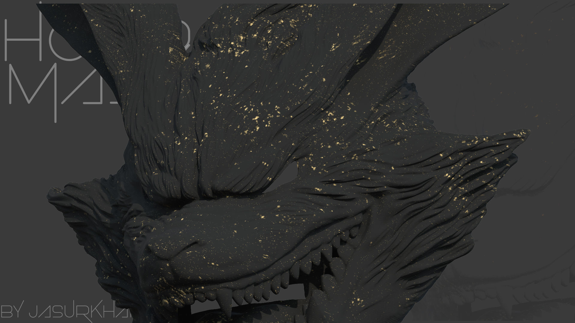 horror mask 3D model_4