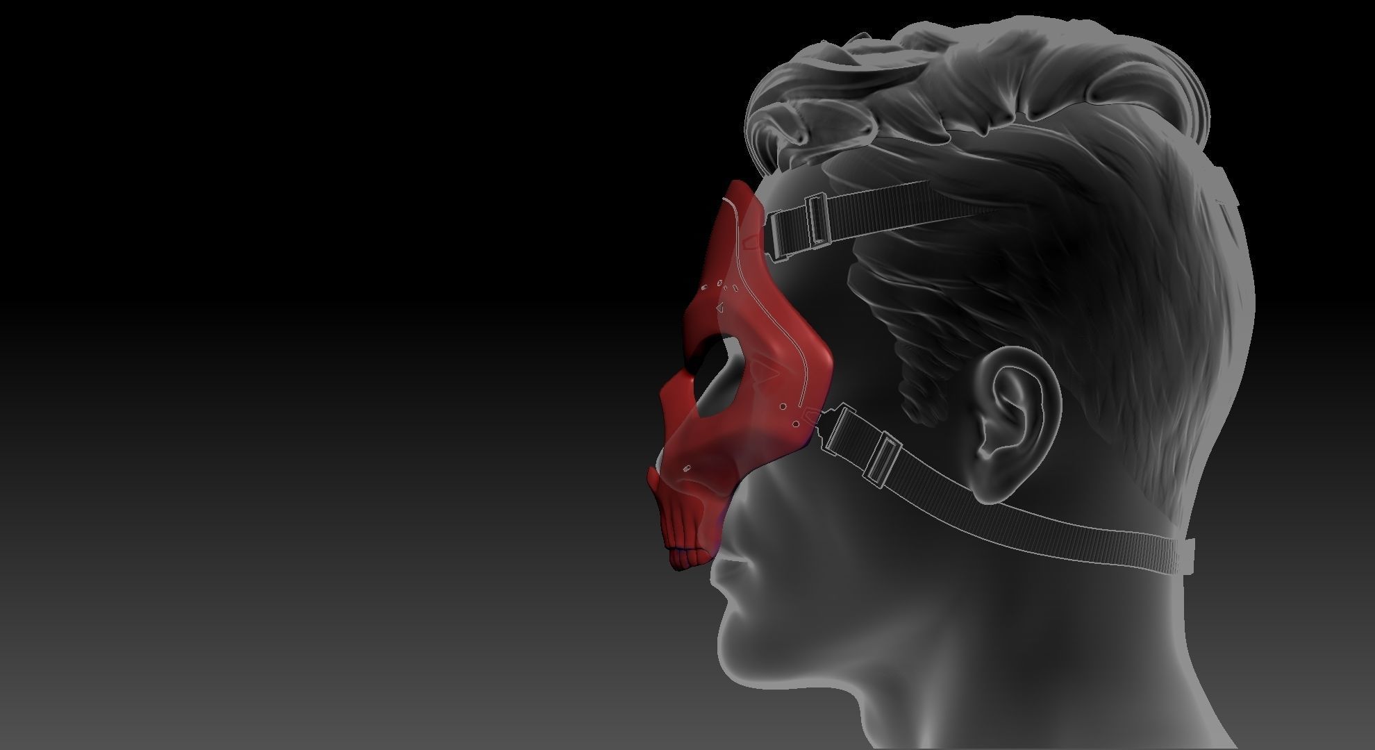 Soap Mask 3D print model_14