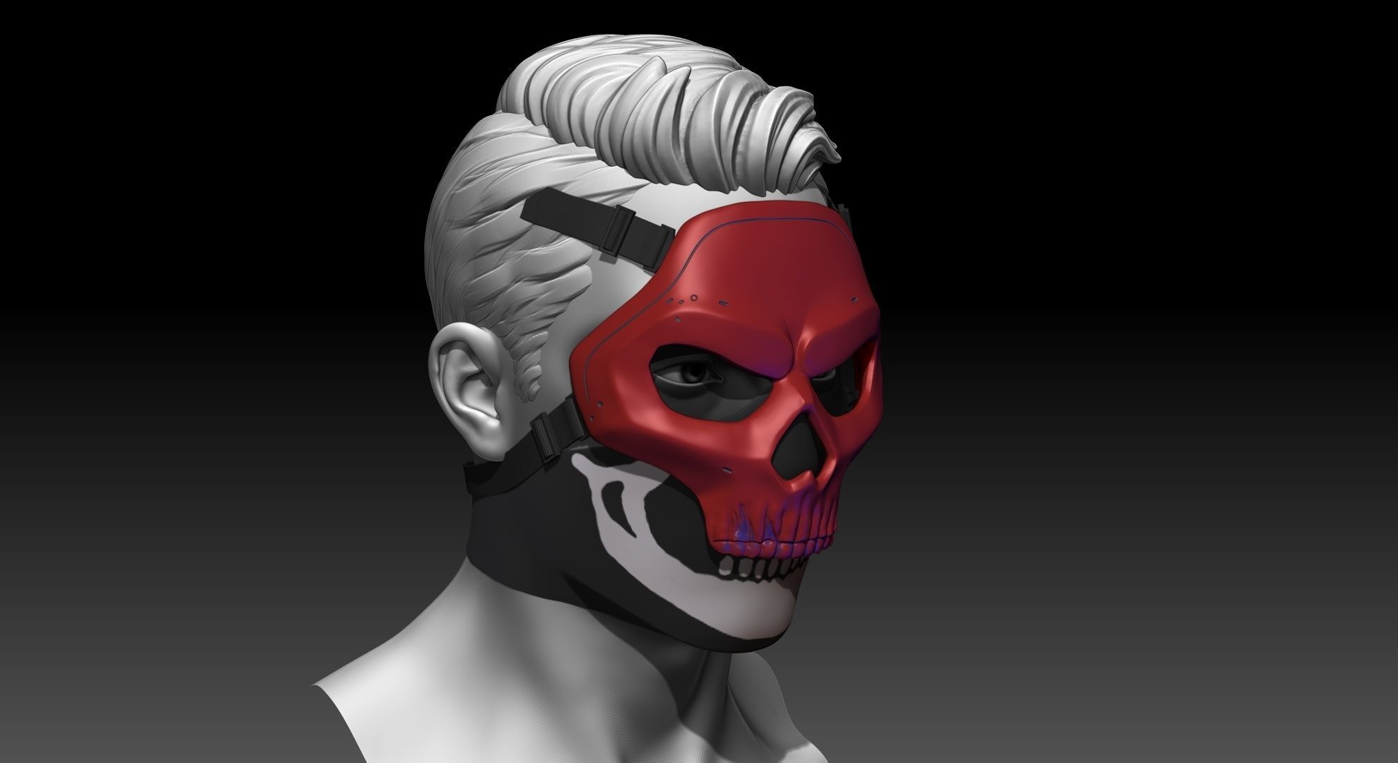 Soap Mask 3D print model_4