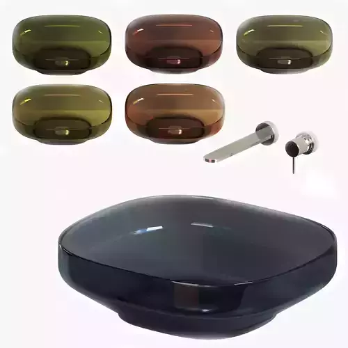 AGO3C top mountsink Low-poly 3D model