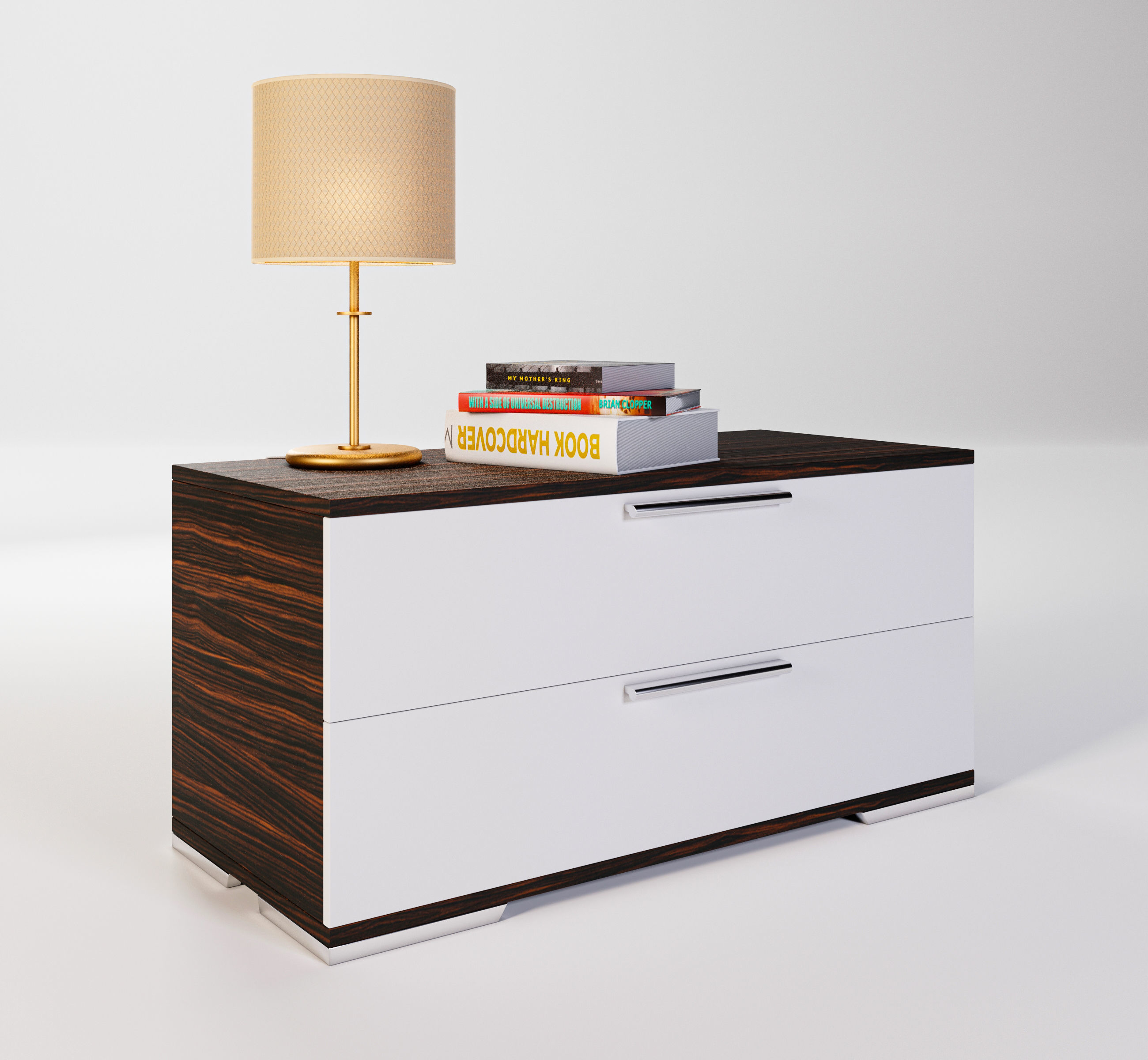 Modern Dresser 3D model_1