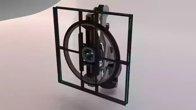 Sci-Fi Motion Platform 01 Low-poly 3D model