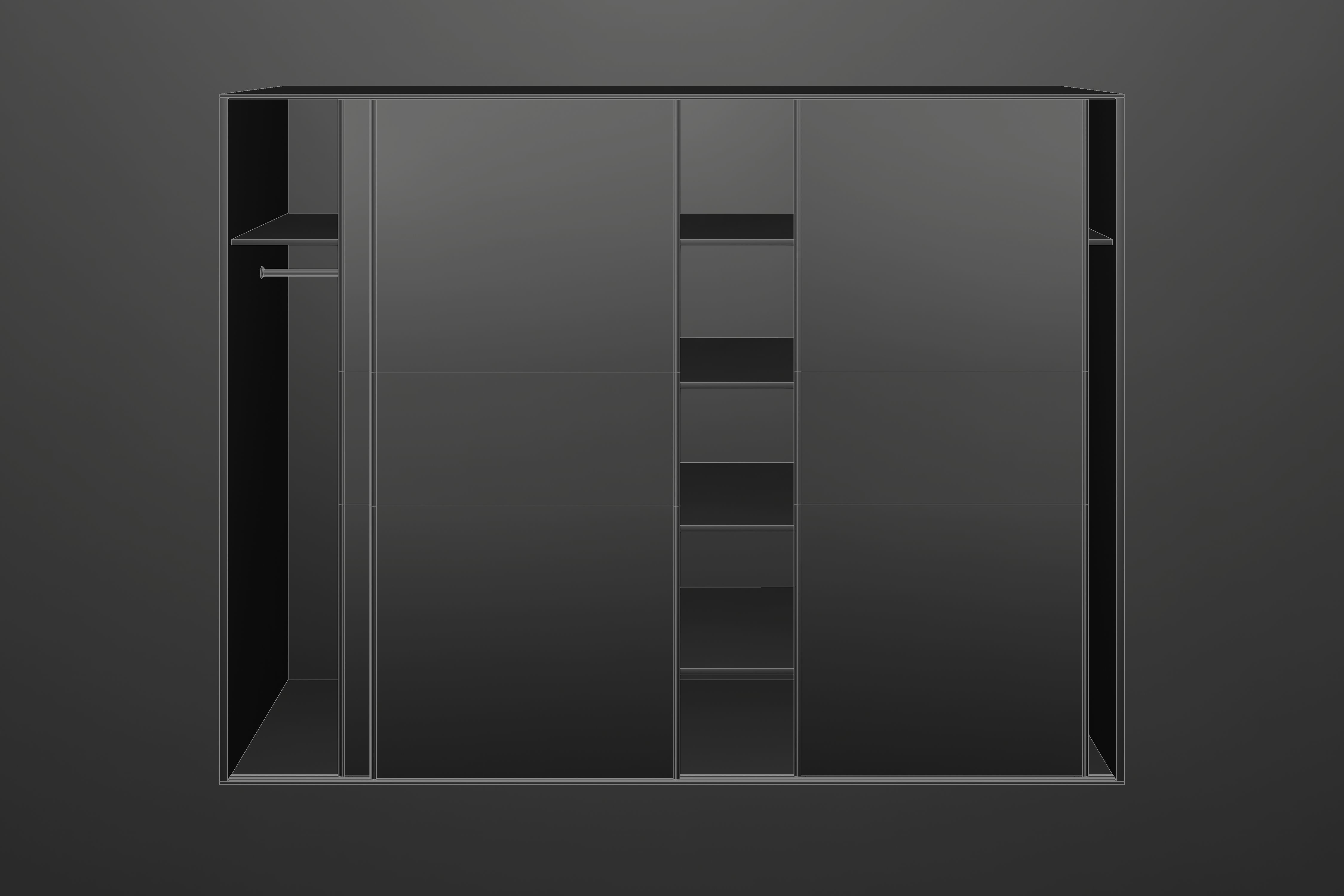 Free Wardrobe Free 3D model_6