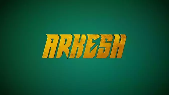 3D Text Animation - Pack of 5 animations  3D model