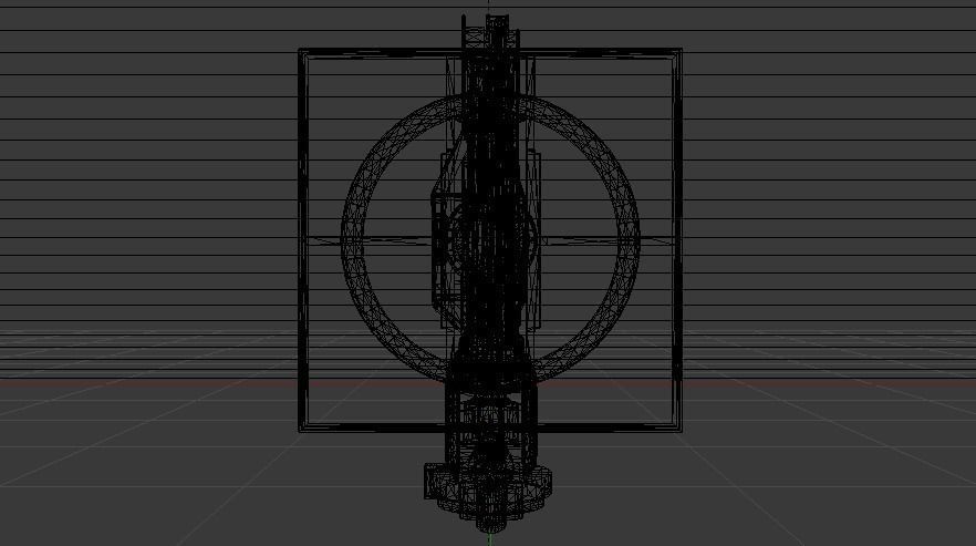 Sci-Fi Motion Platform 02 Low-poly 3D model_29