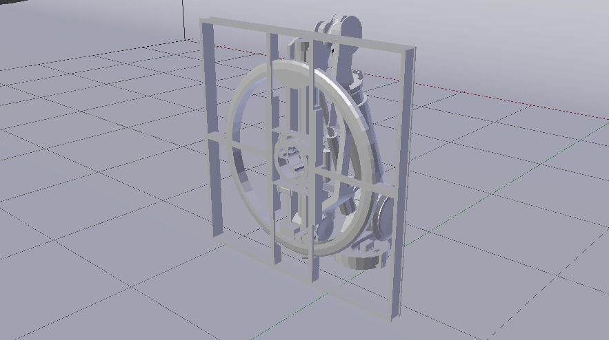 Sci-Fi Motion Platform 02 Low-poly 3D model_18