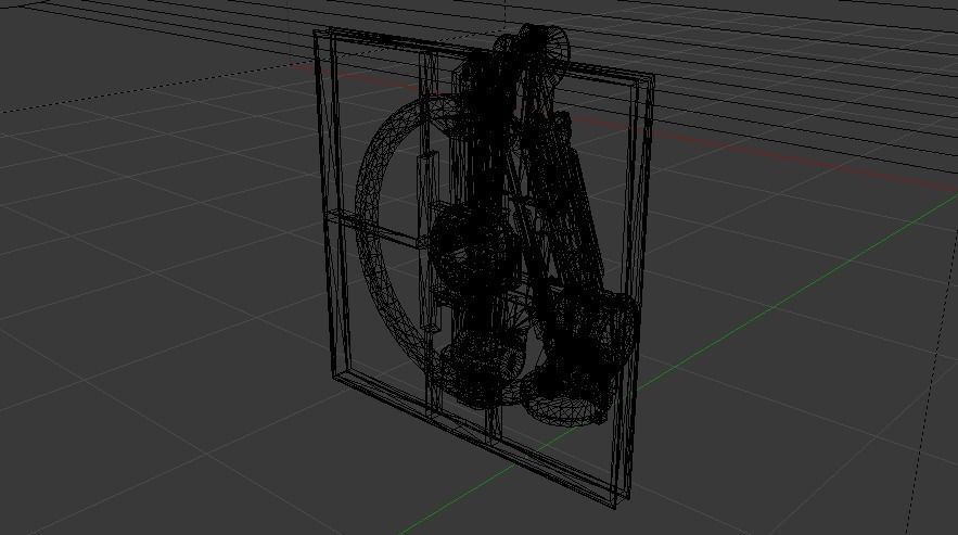 Sci-Fi Motion Platform 02 Low-poly 3D model_24