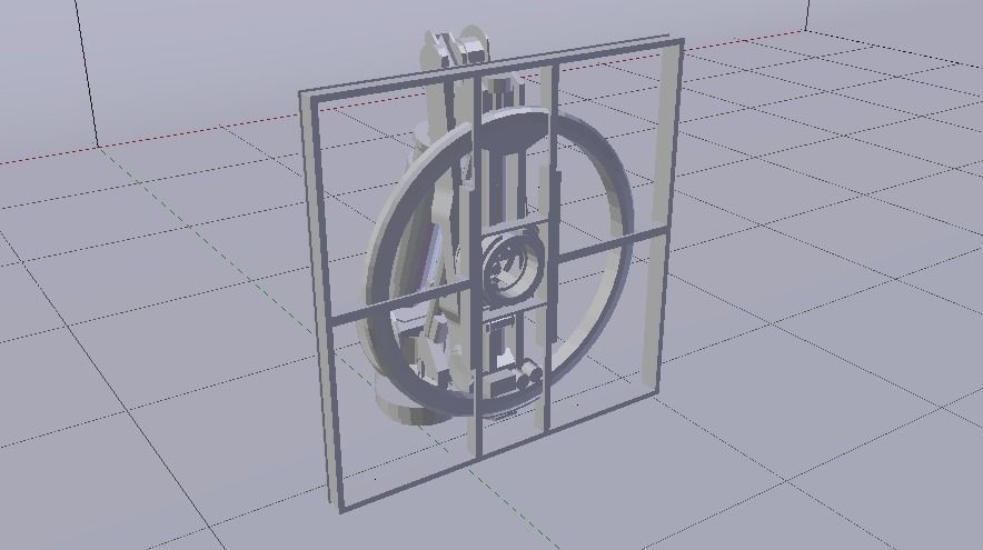 Sci-Fi Motion Platform 02 Low-poly 3D model_19