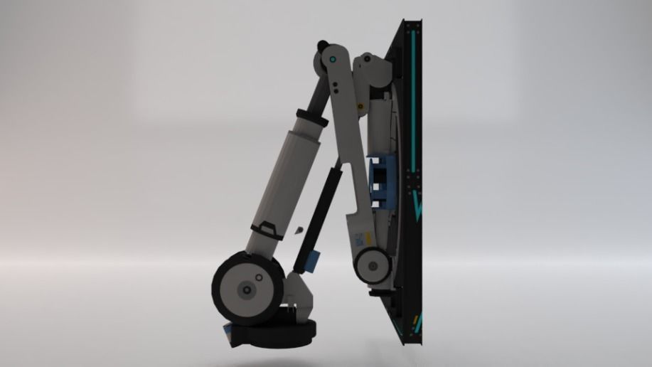 Sci-Fi Motion Platform 02 Low-poly 3D model_3